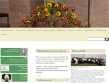 Tablet Screenshot of kath-klettgau.de
